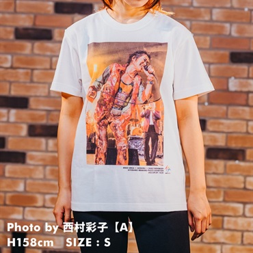 Ikebe Original 忌野清志郎 フォトプリントTシャツ Photo by 西村彩子 A - S【受注受付は終了致しました】 画像1