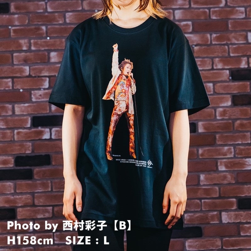 Ikebe Original 忌野清志郎 フォトプリントTシャツ Photo by 西村彩子 B - L【受注受付は終了致しました】 画像3