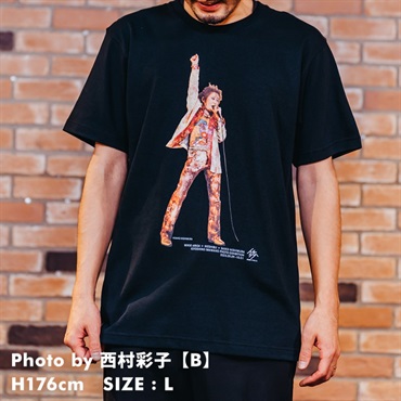Ikebe Original 忌野清志郎 フォトプリントTシャツ Photo by 西村彩子 B - XL【受注受付は終了致しました】 画像1