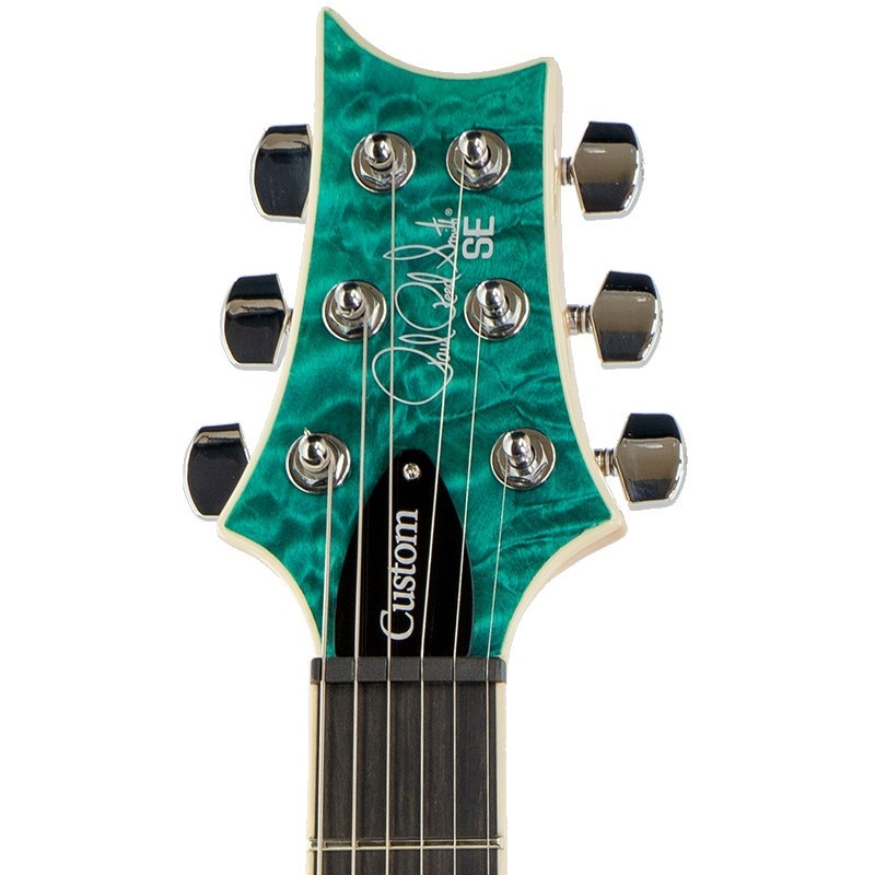 P.R.S. SE Custom 24 Quilt (Turquoise) ｜イケベ楽器店オンラインストア