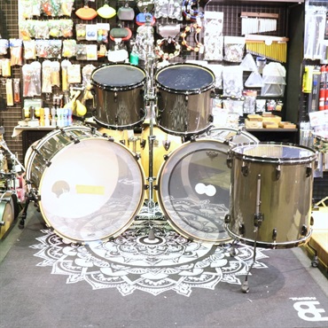 Pearl Carbonply Maple 5pc Drum Kit [24BD×2，FT16，13TT，12TT] タム＆シンバルスタンド付属【中古品】 画像1