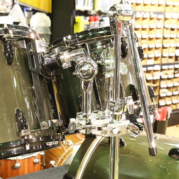 Pearl Carbonply Maple 5pc Drum Kit [24BD×2，FT16，13TT，12TT] タム＆シンバルスタンド付属【中古品】 画像3