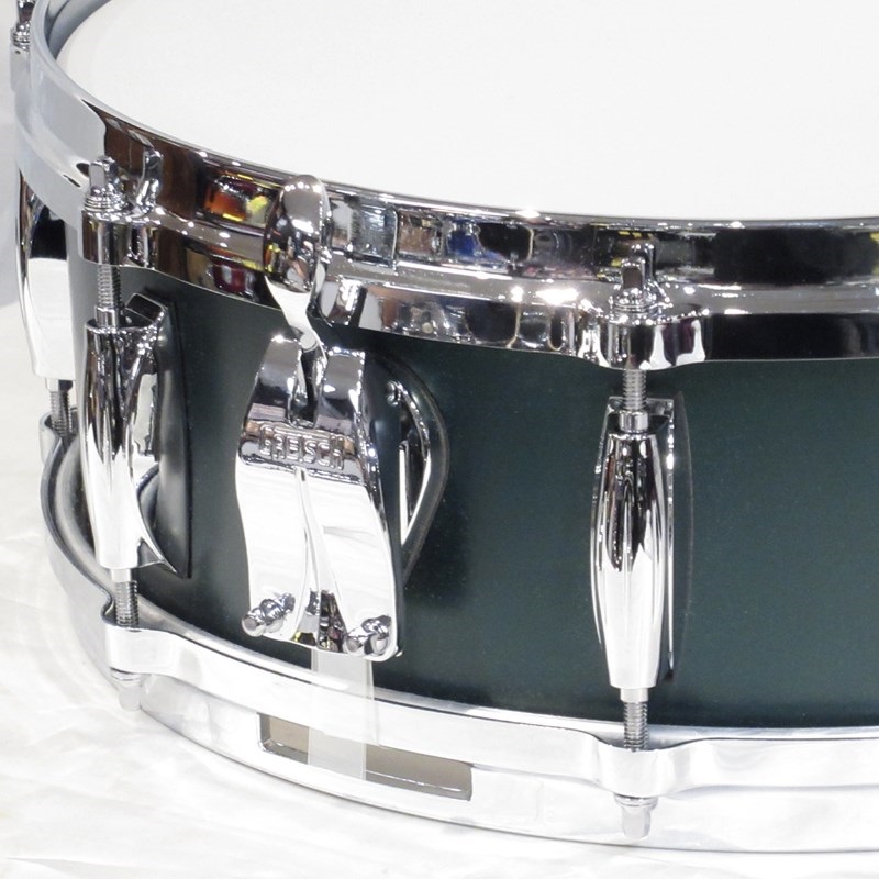GRETSCH USA Custom Snare Drum 14×5 / Satin Cadillac Green [GRSL-0514S-8CL SCG] 画像2