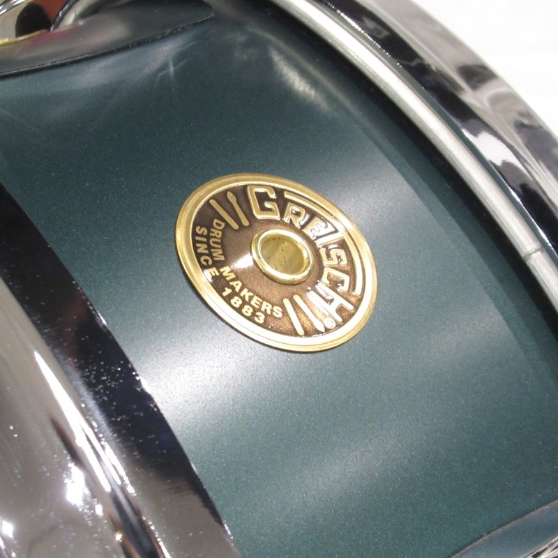GRETSCH USA Custom Snare Drum 14×5 / Satin Cadillac Green [GRSL-0514S-8CL SCG] 画像9
