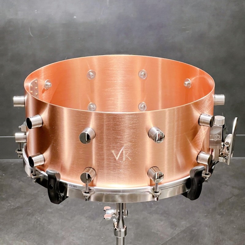 VK DRUMS Copper 2.0mm 14×6 Snare Drum [Made in England] 画像3