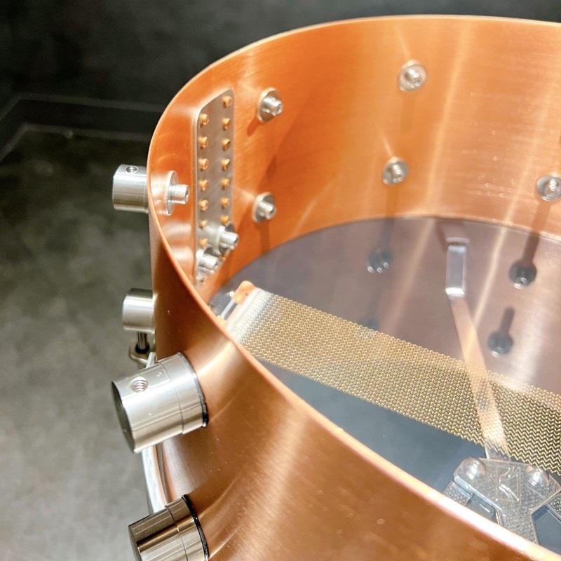 VK DRUMS Copper 2.0mm 14×6 Snare Drum [Made in England] 画像4