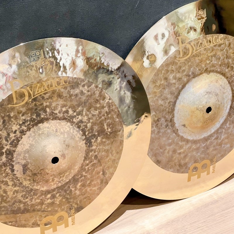 MEINL Byzance Dual Hihats 15 [B15DUH][990g/1200g][2023 MEINL FACTORY TOUR 選定品] 画像1