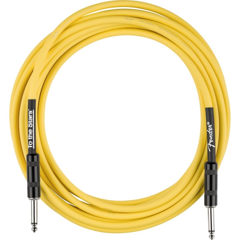 Fender USA TOM DELONGE TO THE STARS INSTRUMENT CABLE(10ft/GRAFFITI YELLOW)[#0990810263] 画像1
