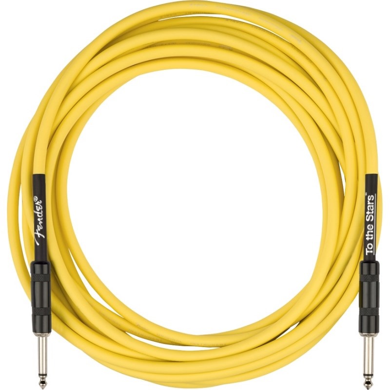 Fender USA TOM DELONGE TO THE STARS INSTRUMENT CABLE(18.6ft/GRAFFITI YELLOW)[#0990810263] 画像1