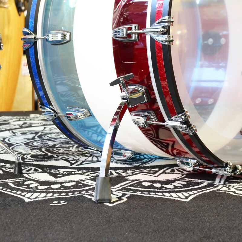 Ludwig VISTALITE 3pc Drum Kit Limited Edition Patterns [22BD，16FT，13TT] -Pattern A [Red/White/Blue]　値下げしました！ 画像4