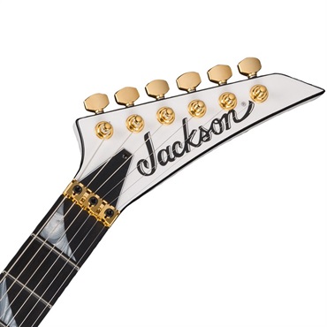 Jackson MJ Series Rhoads RR24MG (White with Black Pinstripes/Ebony Fingerboard) 画像4