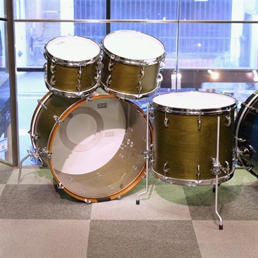 INDe Flex-Tuned Maple 4pc Drum Kit [22BD，16FT，12&10TT] -Matte Olive Lacquer 値下げしました！ 画像2