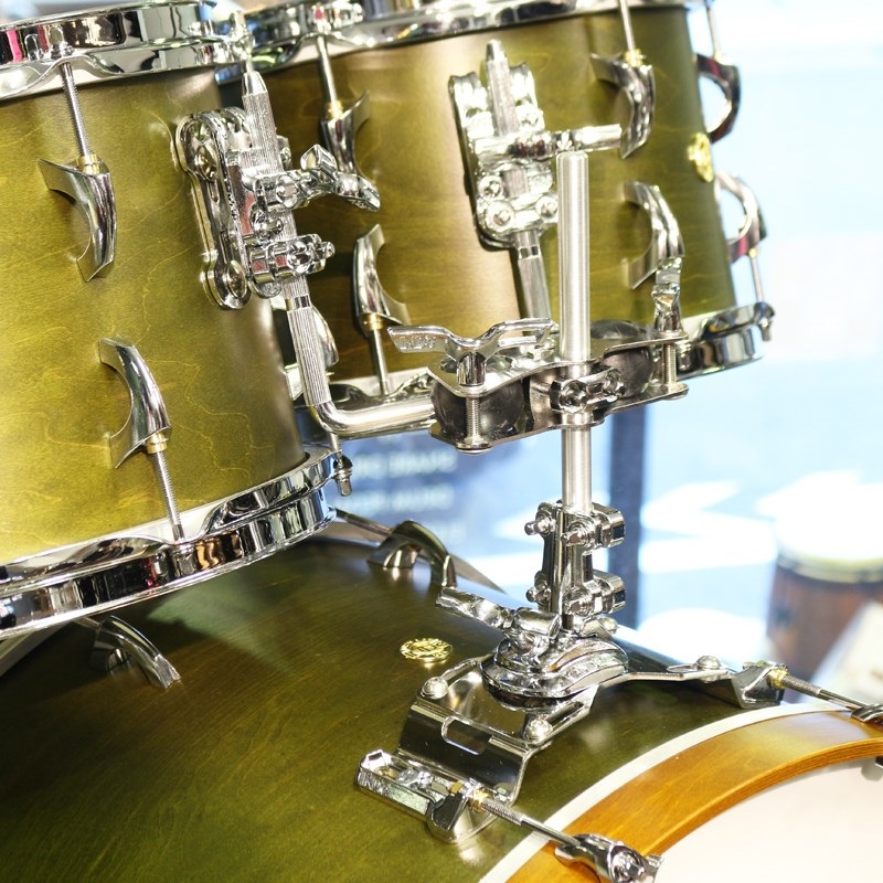 INDe Flex-Tuned Maple 4pc Drum Kit [22BD，16FT，12&10TT] -Matte Olive Lacquer 値下げしました！ 画像5
