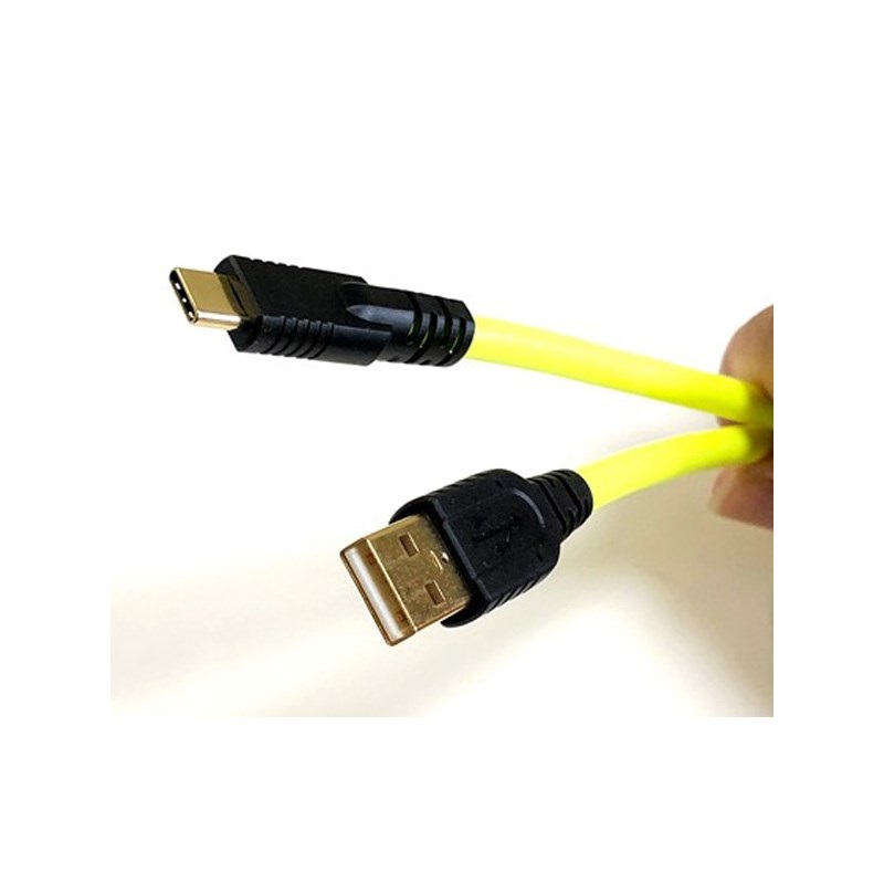 EXFORM PREMIUM USB CABLE for DJs 2m 【DJUSB-2M-YLW-CtoA】 画像1
