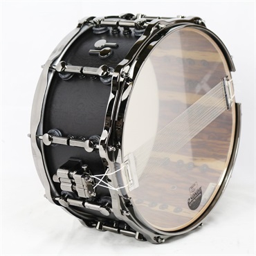 SONOR SQ2 14x7 Beech Medium Snare Drum -  Semi Gloss Dark Roots / Black Parts 画像3