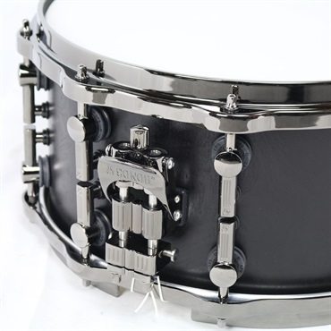 SONOR SQ2 14x7 Beech Medium Snare Drum -  Semi Gloss Dark Roots / Black Parts 画像4