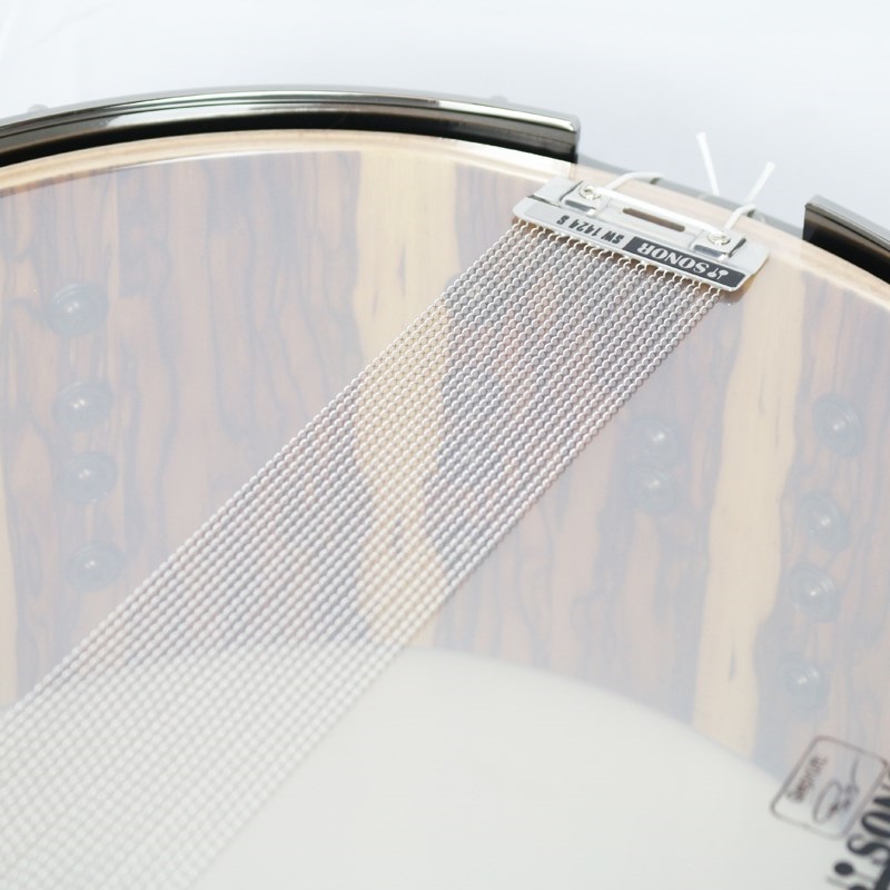 SONOR SQ2 14x7 Beech Medium Snare Drum -  Semi Gloss Dark Roots / Black Parts 画像6