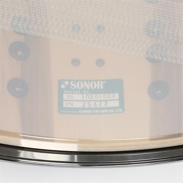 SONOR SQ2 14x7 Birch Medium Snare Drum - Concrete grey (RAL 7023) / Black Parts 画像7