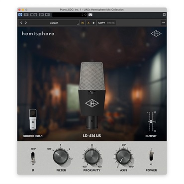 Universal Audio 【特価プロモ！5/31まで】SC-1(Hemisphere マイク・モデリング対応コンデンサーマイク)(国内正規品)(ユニバーサルオーディオ) 画像4