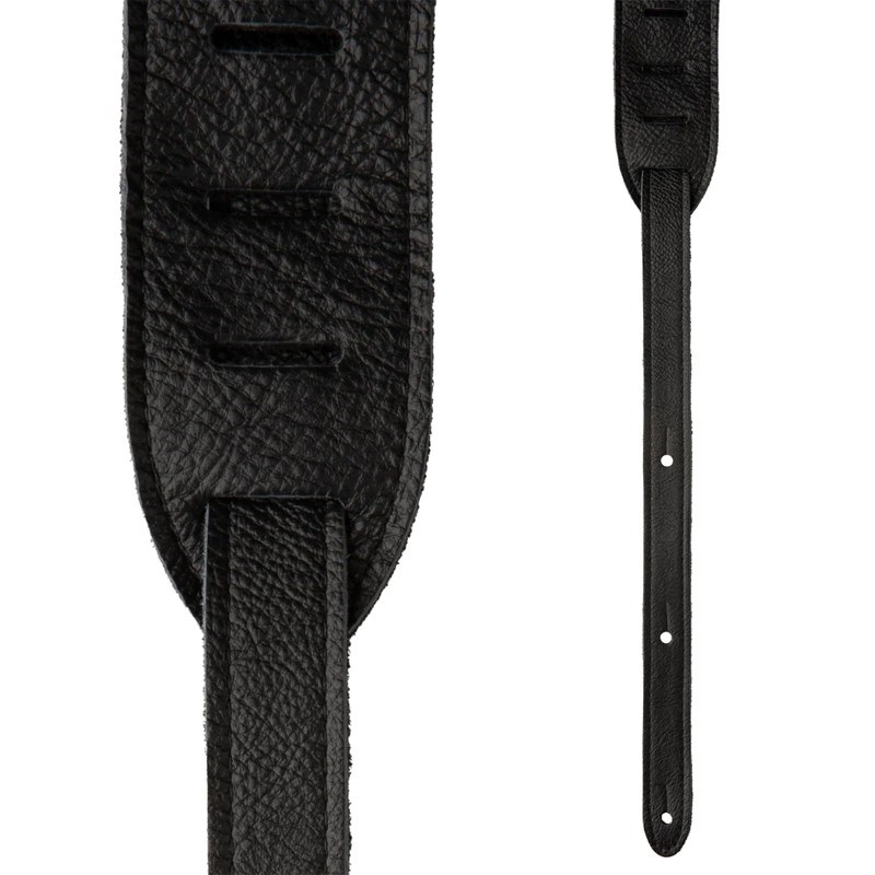P.R.S. 2 PRS Leather Strap Embossed Birds Black 画像2