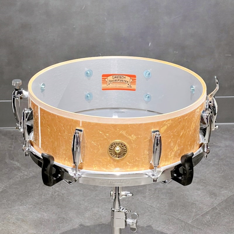 GRETSCH GKNT-0514S-8CL 501 [Broadkaster Series 14×5 / Antique Pearl] 画像3