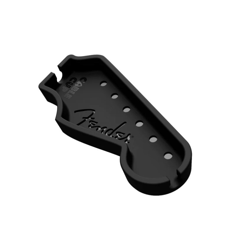 Cable Cup 【創業50周年大決算SALE】 Cable Cup Fender Stratocaster Headstock Shape[CC-HSST-BK] 画像1