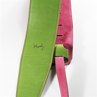 Moody Leather-Suede 4.0inch Standard Tail [Kiwi-Pink] 画像1