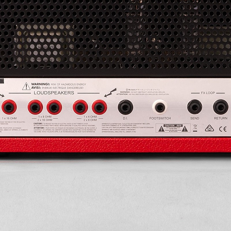 Marshall 2525H＆ 2536A 【Custom Color for DESIGN STORE】 [Red]（アンプ ヘッド マーシャル） 画像8
