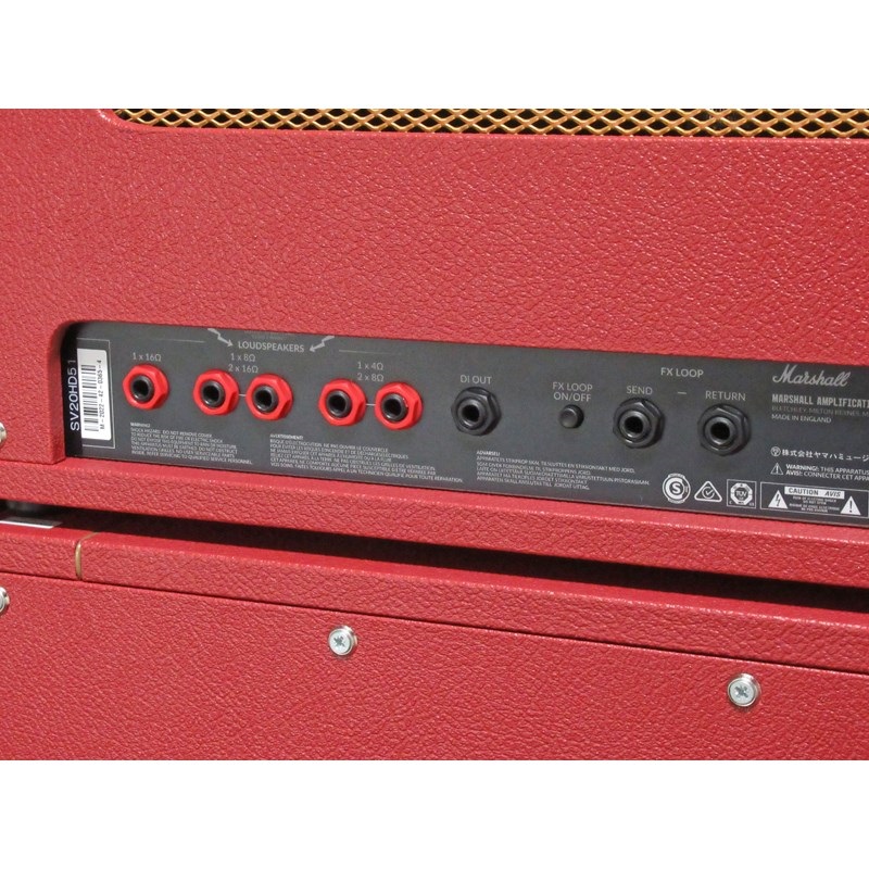 Marshall Studio Vintage SV20H + Studio Vintage SV112 Set【Maroon for Design Store】（アンプ ヘッド マーシャル） 画像4