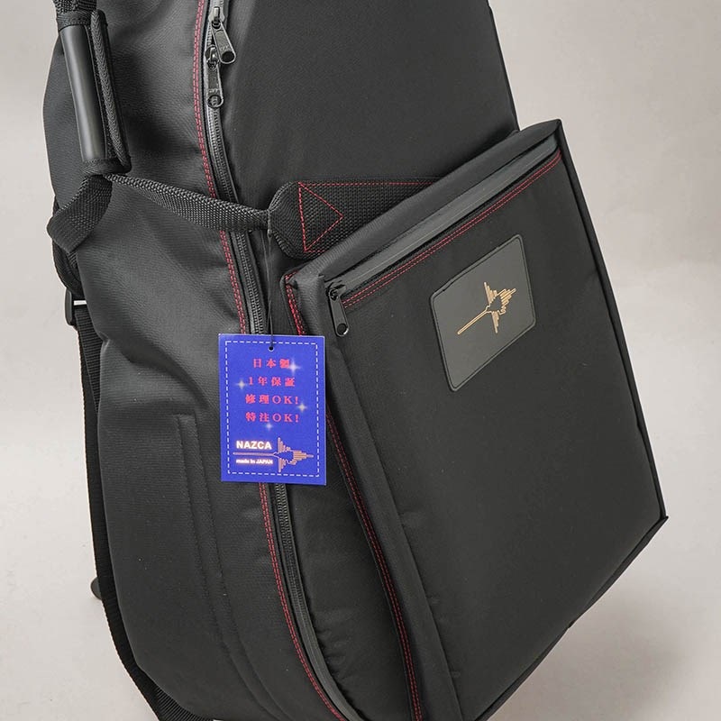 NAZCA IKEBE ORDER Protect Case for Acoustic Guitar [ドレットノート用/ブラック w/レッドステッチ] ナスカ 画像3