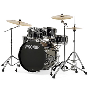 SONOR SN-AQ1SG #PB [AQ1 STAGE Set / PIANO BLACK]【ハードウェア付属 / シンバル別売】 画像1