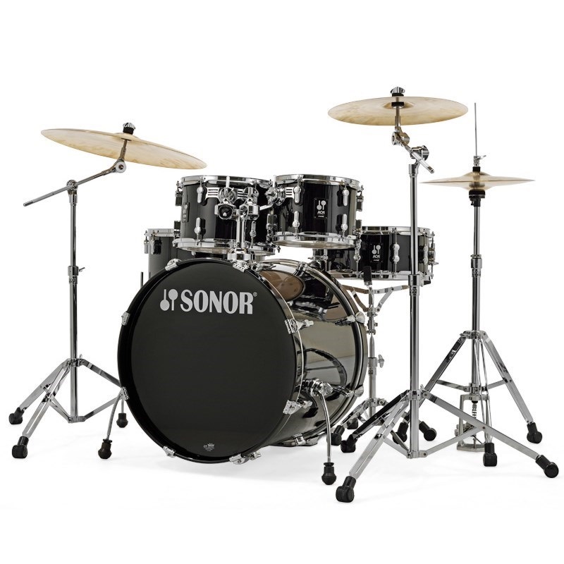 SONOR SN-AQ1SG #PB [AQ1 STAGE Set / PIANO BLACK]【ハードウェア付属 / シンバル別売】 画像1
