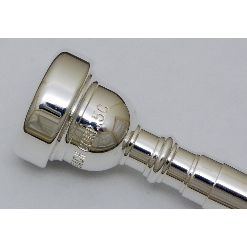 Bach corp.5c 旧刻印 ニアピリオド トランペット マウスピース バック