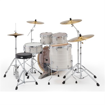 Pearl EXX725S/C-2CSNN #777 [EXPORT スタンダードサイズドラムセット (2クラッシュシンバル仕様) / Slipstream White]【シンバル＆ハードウェア＆スティック付属】 画像1