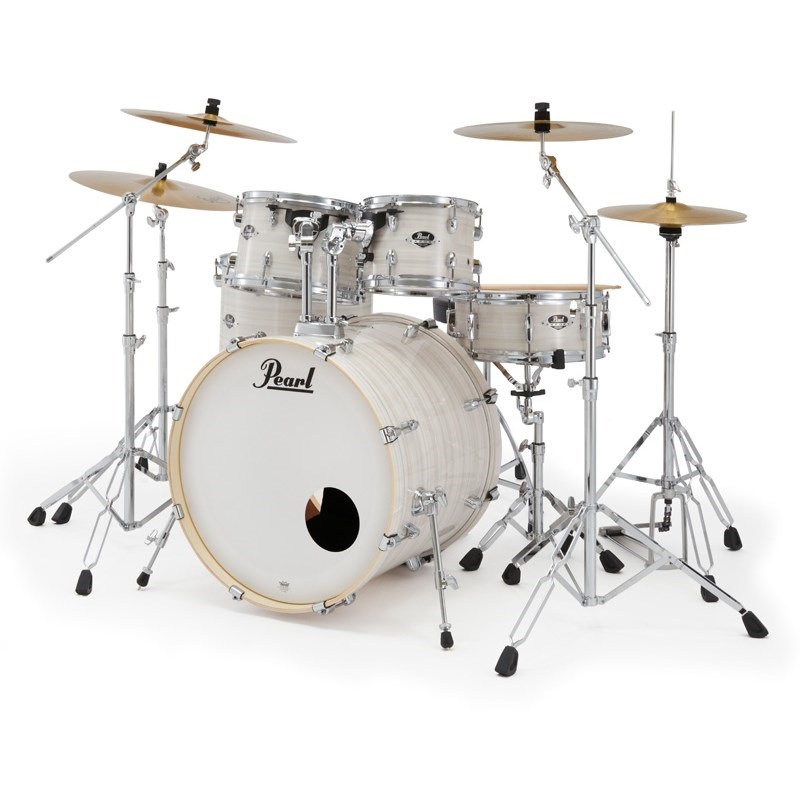 Pearl EXX725S/C-2CSNN #777 [EXPORT スタンダードサイズドラムセット (2クラッシュシンバル仕様) / Slipstream White]【シンバル＆ハードウェア＆スティック付属】 画像3