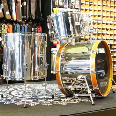 ヤマハドラム4点セット YD‐9000A カバリング換装、パーツ換装、程度