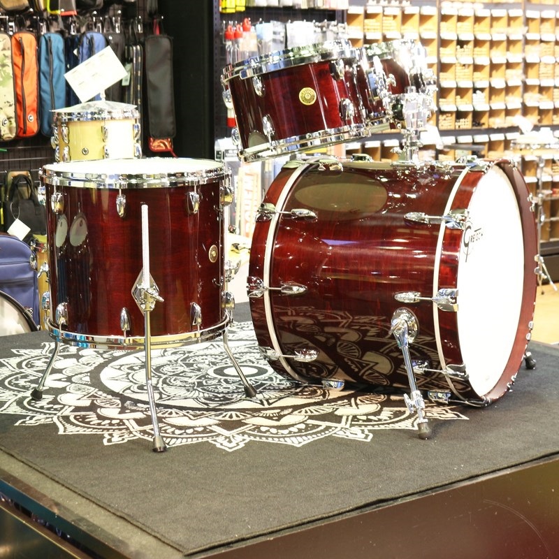 GRETSCH USA Custom 4pc Drum Kit [BD22，FT16、TT12、TT10] - Walnut Gloss 値下げしました！ 画像2
