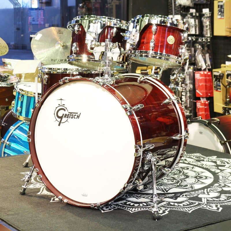GRETSCH USA Custom 4pc Drum Kit [BD22，FT16、TT12、TT10] - Walnut Gloss 値下げしました！ 画像3