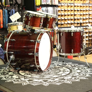 GRETSCH USA Custom 4pc Drum Kit [BD22，FT16、TT12、TT10] - Walnut Gloss 値下げしました！ 画像5