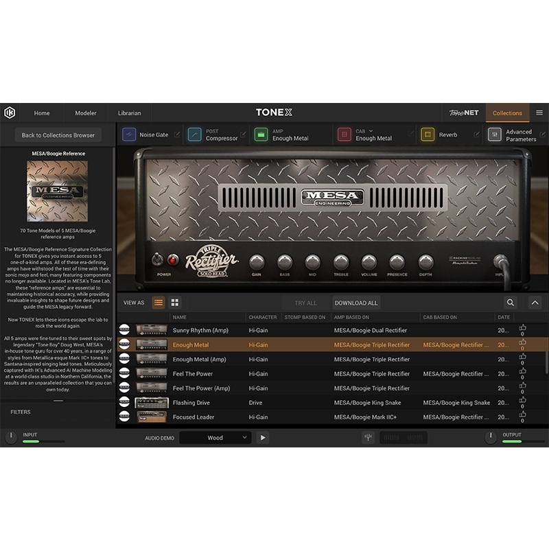 IK Multimedia TONEX MESA/Boogie Reference(代引不可)(オンライン納品) 画像4