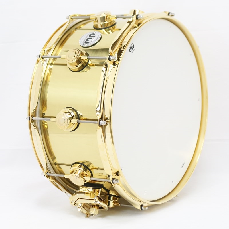 dw DRVN6514SPC [Collector's Series Polished Brass Snare Drum