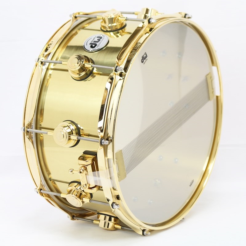 dw DRVN6514SPC [Collector's Series Polished Brass Snare Drum