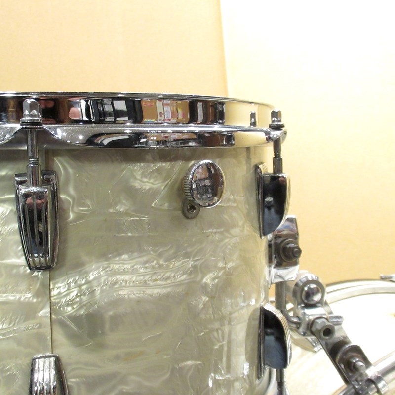 Ludwig 【Vintage】1969's Down Beat 3pc Drum Set - White Marine Pearl【値下げしました！】 画像6
