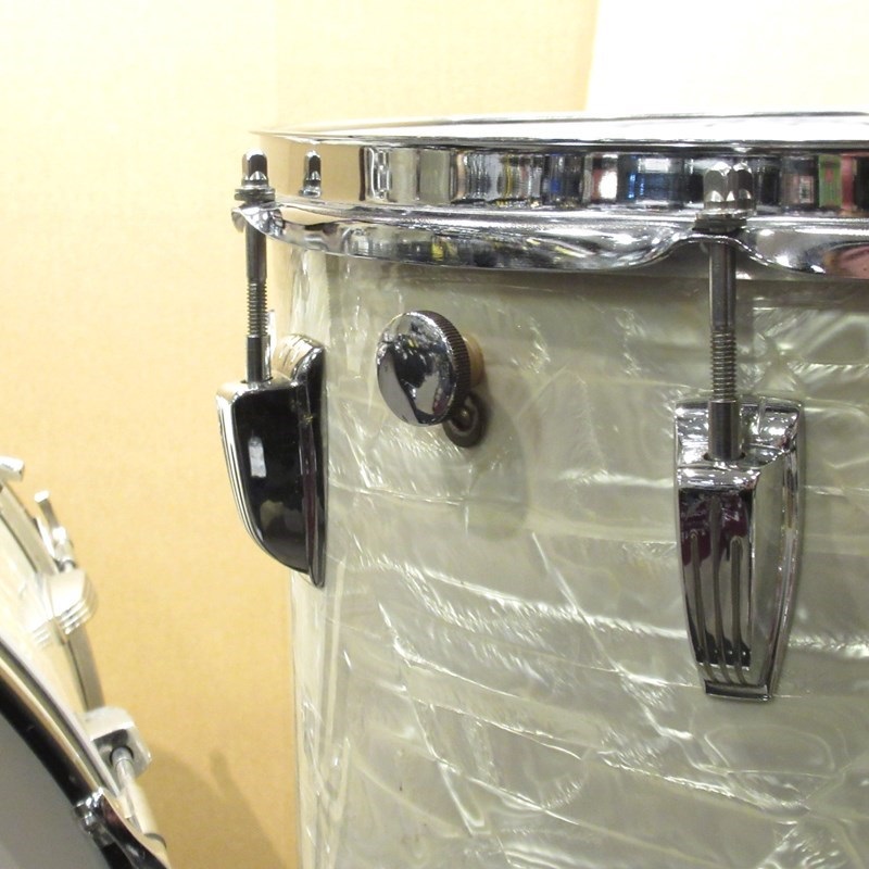 Ludwig 【Vintage】1969's Down Beat 3pc Drum Set - White Marine Pearl【値下げしました！】 画像7