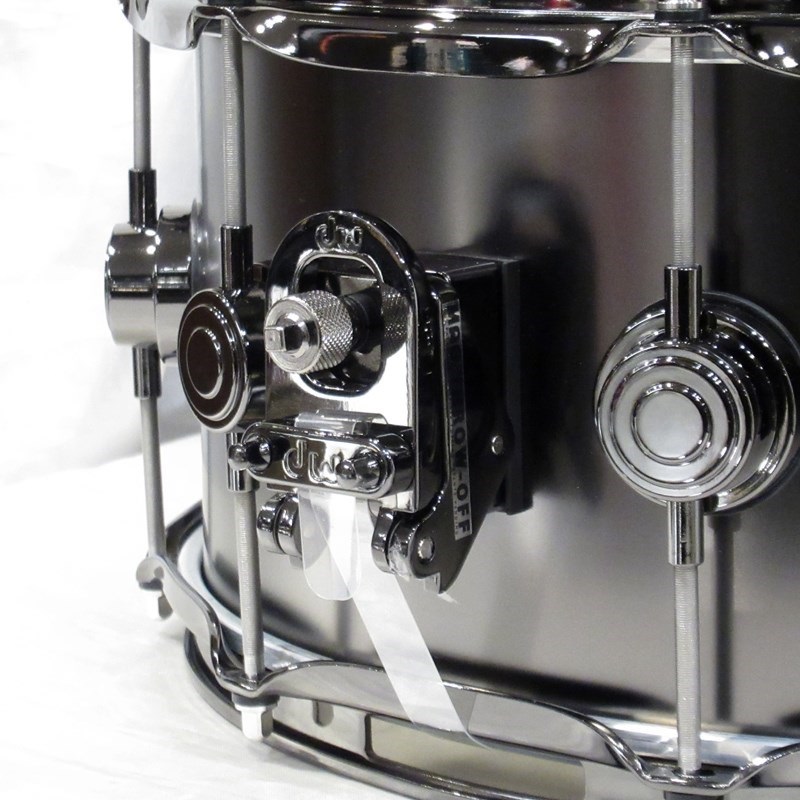 dw DRVD6514SVNBK [Collector's Satin Black Over Brass Snare