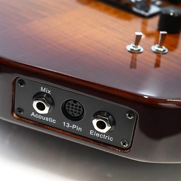 Godin XTSA(Synth-Acces)Light Burst Flame 展示特価！ 画像10