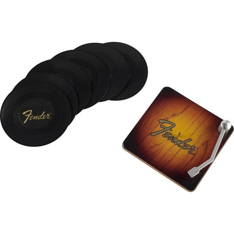 Fender USA Fender Sunburst Turntable Coaster Set (6枚Set