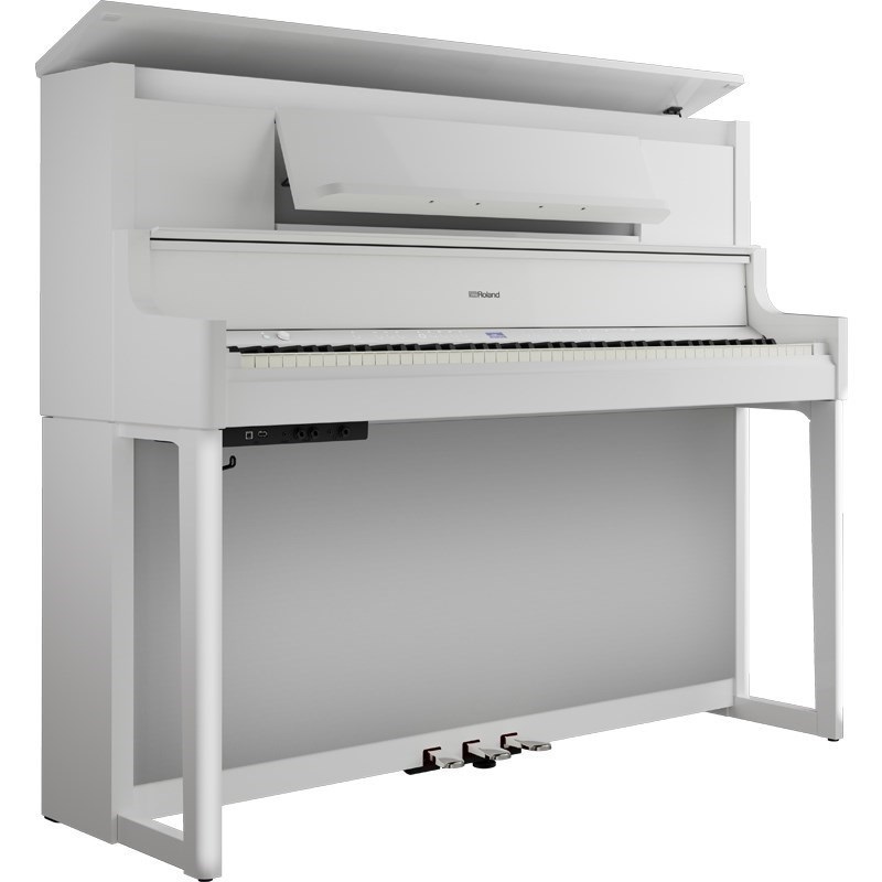 Roland 【4月下旬以降据付予定】(10年保証)(全国配送設置基本無料※)(豪華特典付) レッスン機能付 88鍵盤 ピアノタッチ ハンマーアクション ローランド 電子ピアノ デジタルピアノ Bluetooth対応 LX-9-PWS（白塗鏡面艶出し塗装仕上げ） 画像1