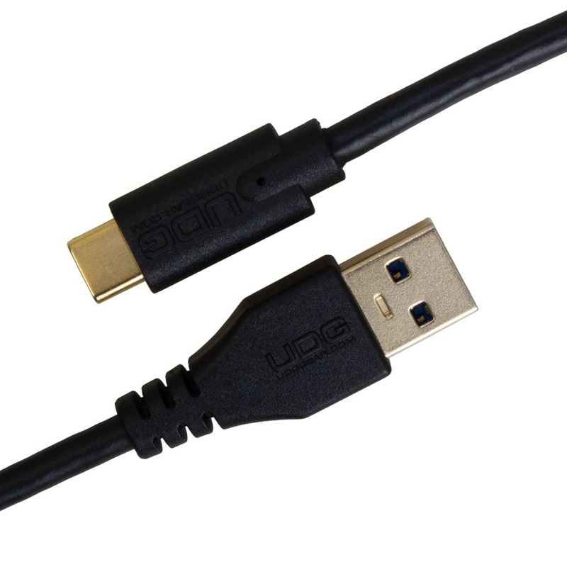 UDG U98001BL Ultimate USB Cable 3.0 C-A Black Straight 1.5m 画像1