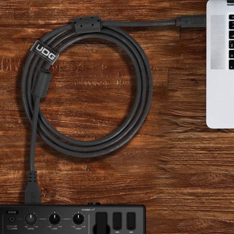 UDG U98001BL Ultimate USB Cable 3.0 C-A Black Straight 1.5m 画像6
